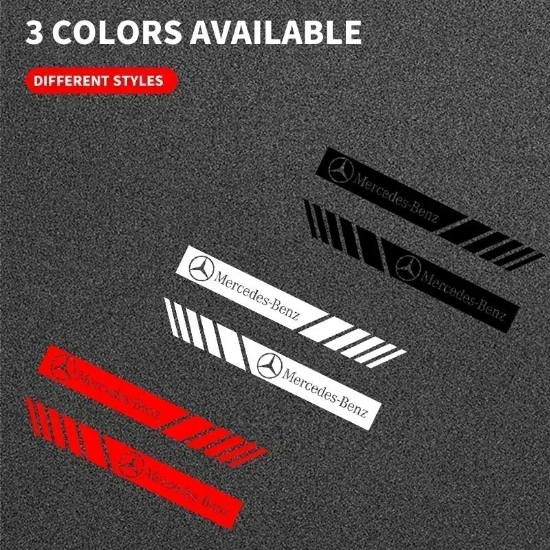 2Pcs Car Rearview Mirror Vinyl Stickers For Mercedes Benz Amg W204 W213 W205 W211 W212 W176 W205 W203 Auto Exterior Accessories