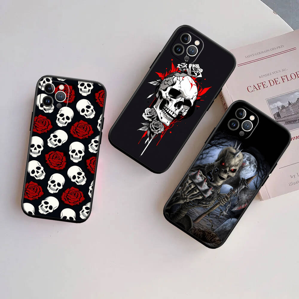 Skeleton Skull Case for Samsung A06 A35 A25 A24 A15 A05S A05 M55 M35 M15 A02 A12 A13 A10 A16 A20 A30 A22 A31 A32 A33 A42 A50