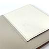 HERMES Bicolor Nect Business Card Holder Pass Case Card Case White/Light Beige