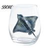 Stylish Nautical Themed Cup Marine Animal Theme Clear Glass Tumbler, Handcrafted Painted Glassware, Elegant Celebration Gift Creative Unique Drinking