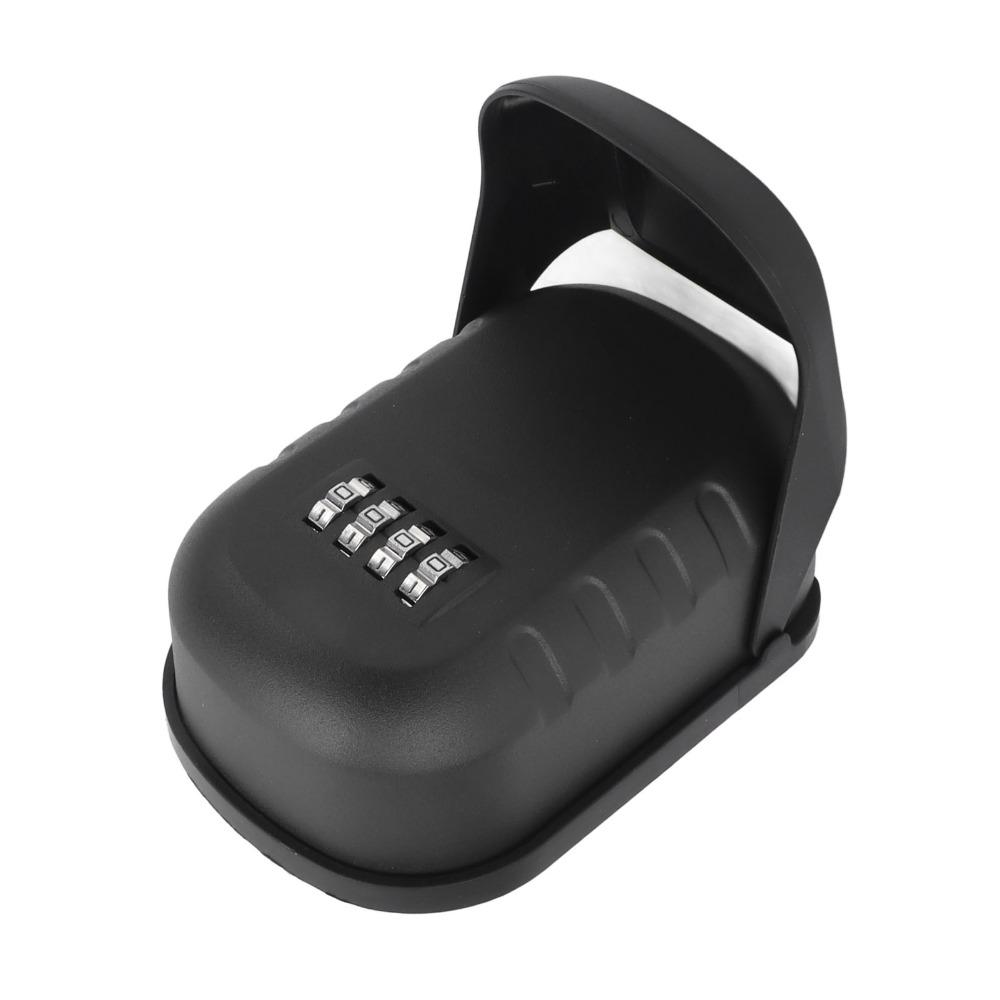 Anti-Dust Key Lock Box Black Security Lock Box Security Combination Lock Box Garage
