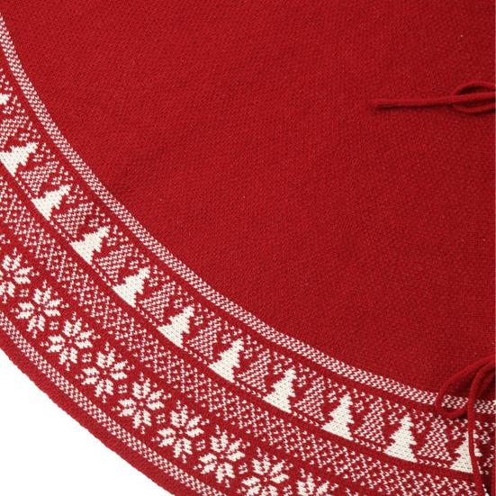 Вязаная юбка в виде рождественской елки в деревенском стиле с толстыми снежинками, юбка в виде рождественской елки, праздничный фермерский дом