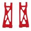 2pcs RC Car Swing Arm High Strength Alloy Rear Lower Suspension Arm for 1 24 RC Car Upgrade Parts Red