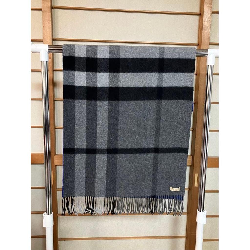 Б/у шарф, палантин, шарф-снуд Burberry, клетка, кашемир