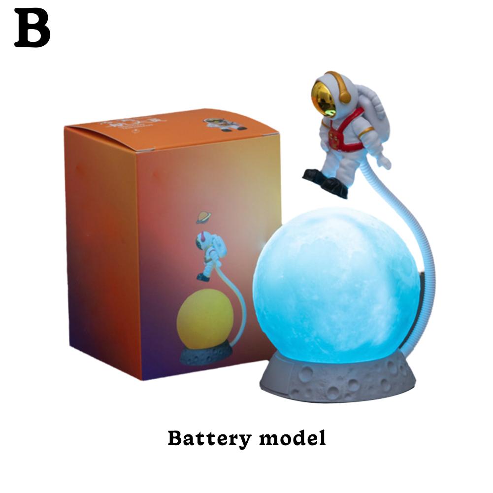 Новый подвесной астронавт, украшение, лунный светильник, милый маленький подарок для детей, новоселье, ночной светильник, подходящее украшение N7g1