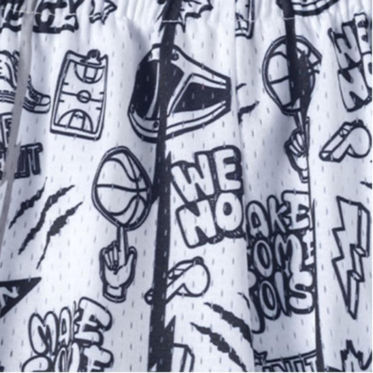 Mitchell & Ness Баскетбольные шорты мужские Белые PFSW1267-TRA98PPPPTWH