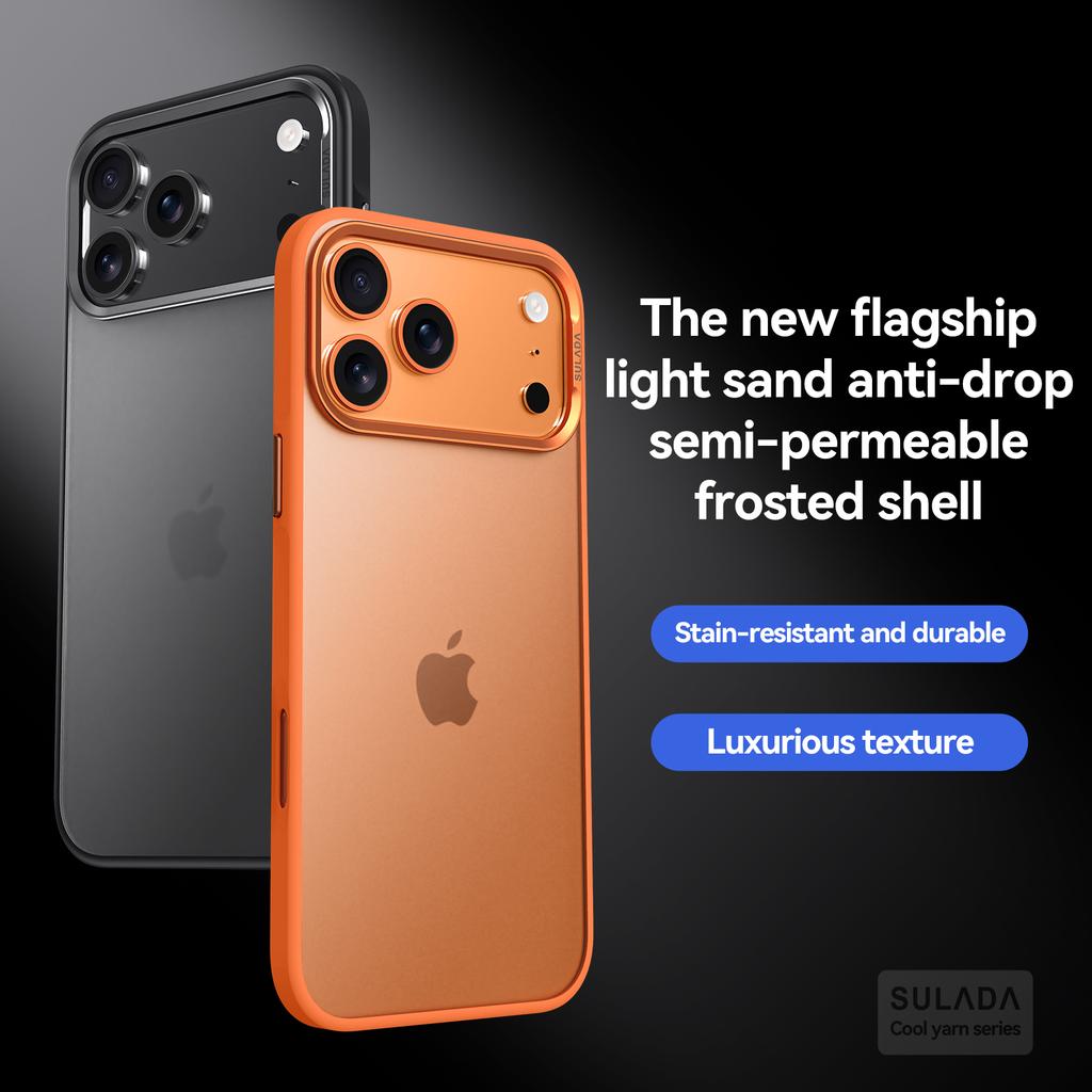 SULADA For iPhone 17 Pro Max Case PC+TPU Shockproof Matte Phone Protector Cover