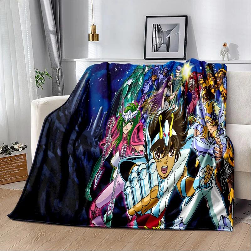 3D Ретро Saint Seiya одеяло с героями мультфильмов, мягкое одеяло для дома, спальни, кровати, дивана, пикника, путешествия, офиса, одеяло, детское одеяло
