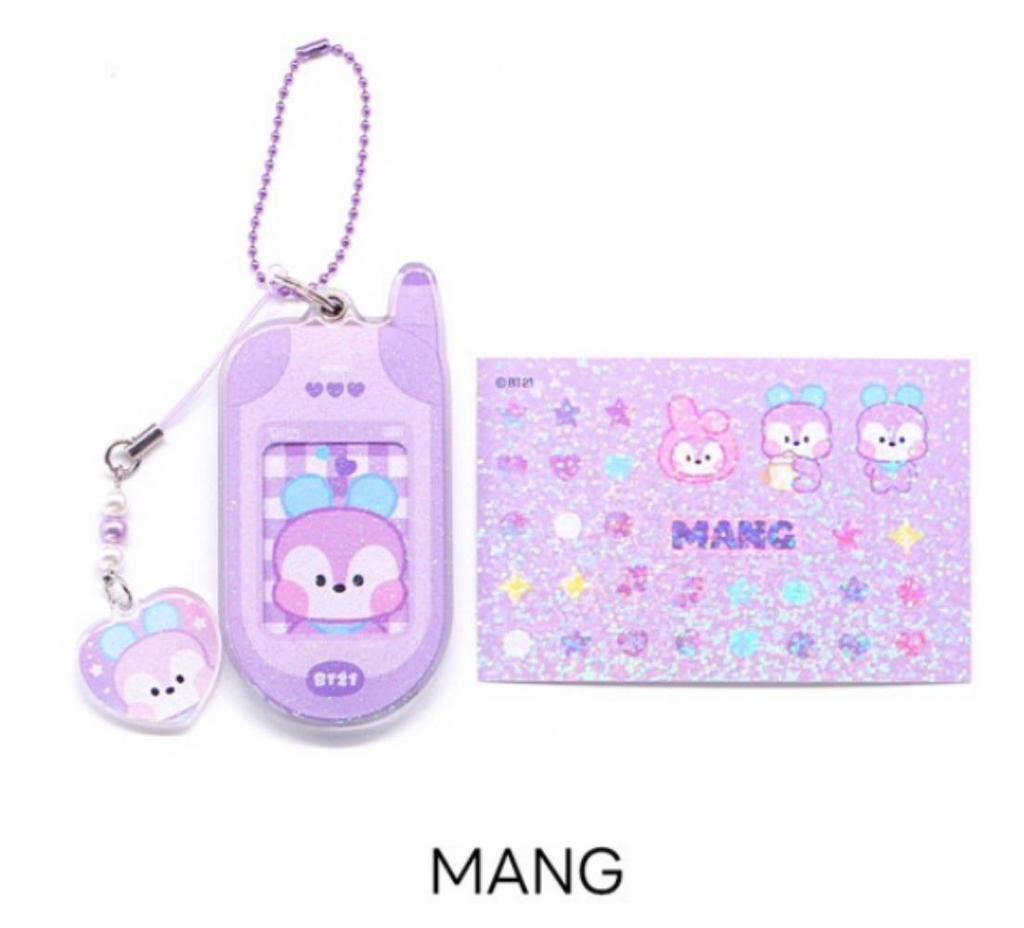 Брелок для телефона в стиле ретро BT21 Minini