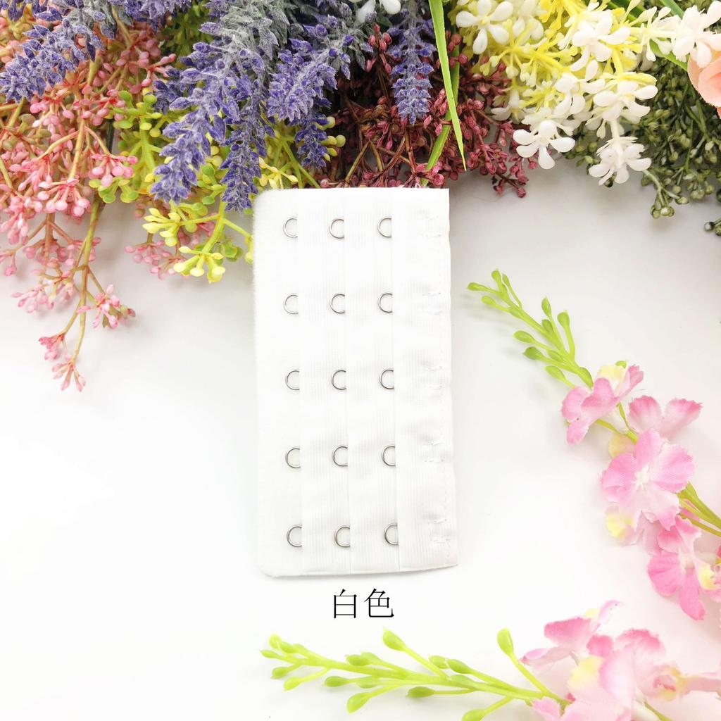 3 Pcs Women's Bra Extenders 3 Rows 5 Hooks Bra Underwear Clasp Strap Buckle Extension Sewing Tools Intimates Accessories