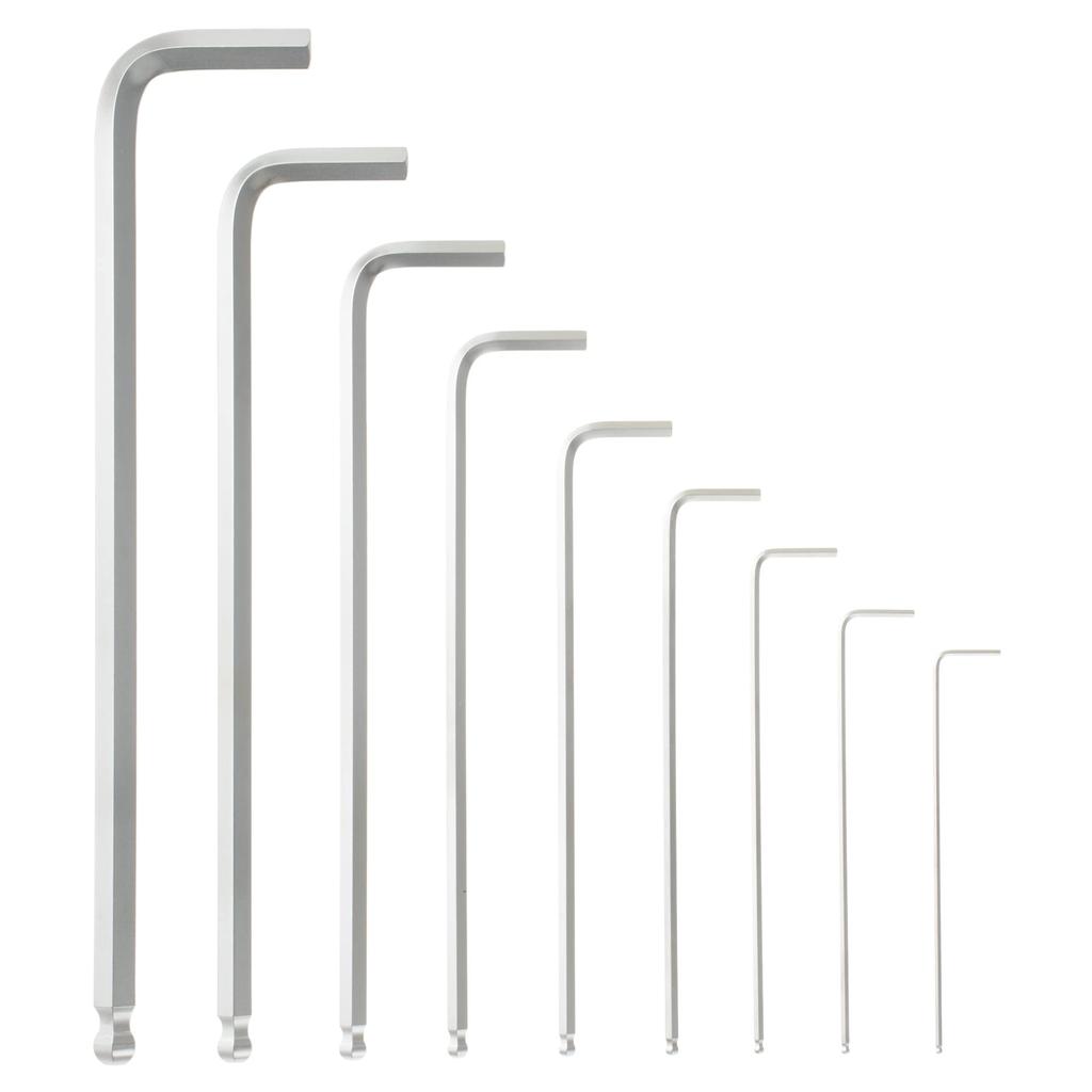 TONE Long Ball Point Wrench Set Set L-Shaped BLB900, 9-Piece