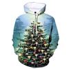 Толстовки с капюшоном с рисунком рождественской елки для мужчин 3D The Perfect Tree Printed Hooded Sweatshirts Kids Fashion Winter Pullover Pop Hoodie