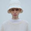 noTHINGEVERYTHING PAPER COTTON BUCKET HAT IN IVORY