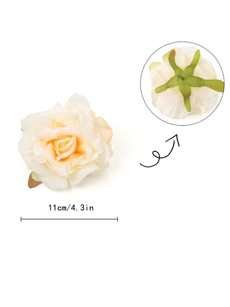20 шт. головки искусственных цветов без стеблей оптом из шелковых головок роз для свадебных букетов своими руками цветочные праздничные столы украшения дома