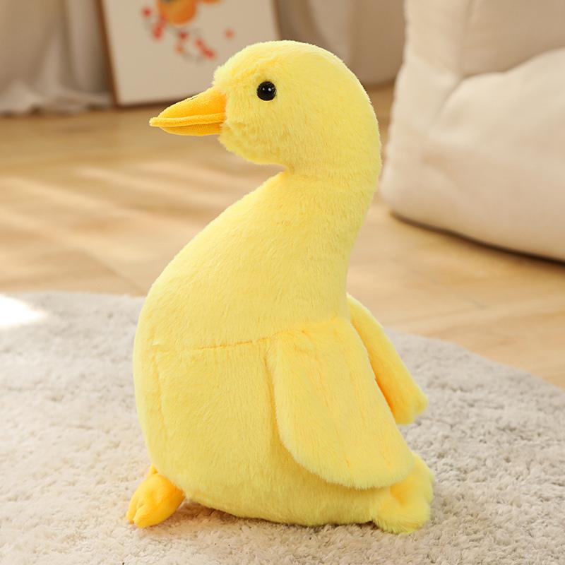 30/40cm Simulation Cartoon Duck Plush Toy Cute Stuffed Animals Yellow Ducks Plushies Doll Lifelike Goose Soft Kids Toys for Girl
