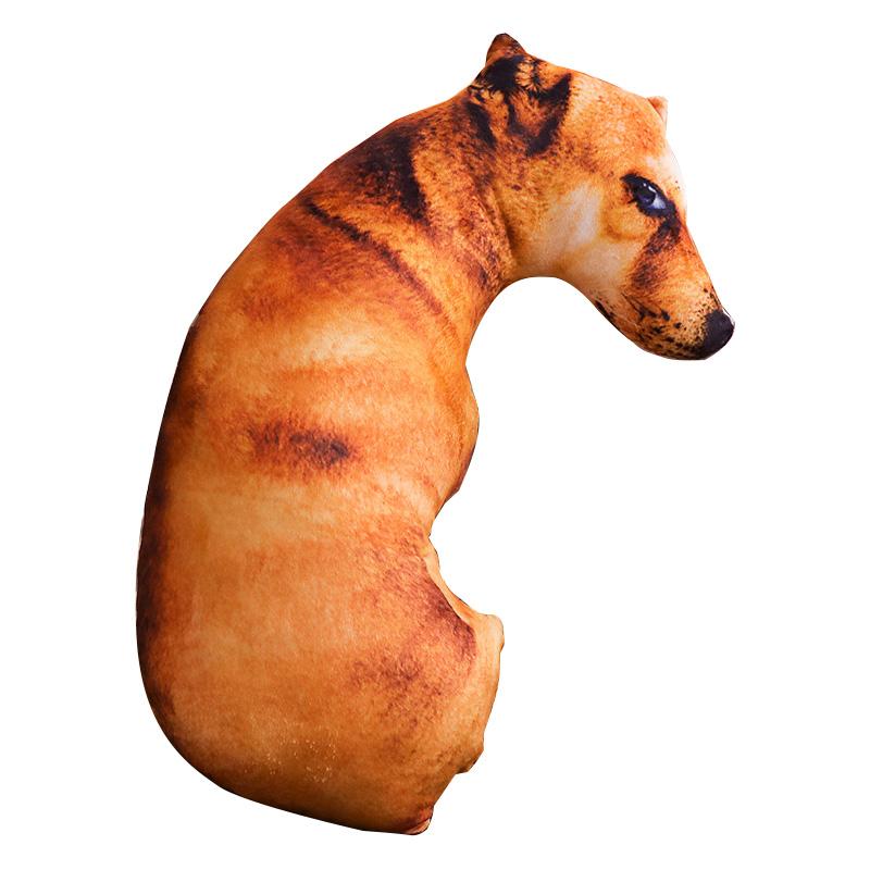 1 шт. реалистичная подушка с изображением животных домашний декор забавная собака 3D