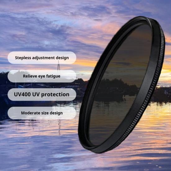 Круглые поляризованные очки 45669 Gears Регулируемые солнцезащитные очки с ND-фильтром для Sun Blue