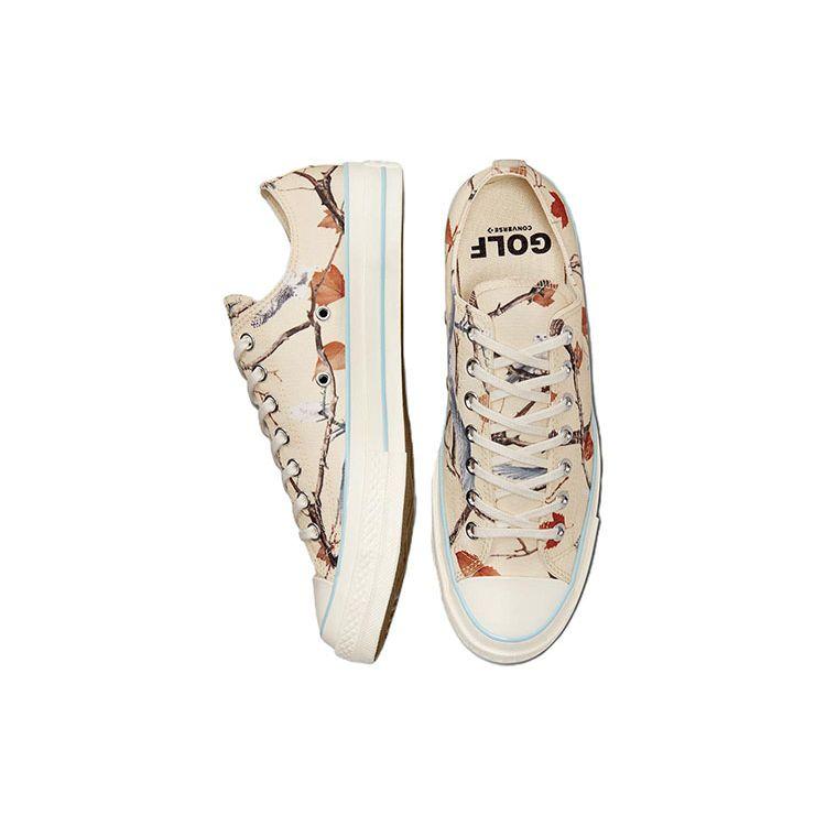 Converse Кроссовки унисекс Golf Wang x Chuck 70 Low Owl Cream Egret Corydalis-Blue A01798C