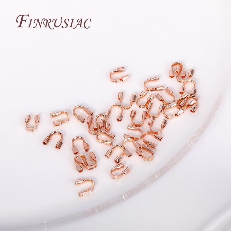 14K/18K позолоченный протектор для ювелирных изделий, U-образные аксессуары, протекторы для проводов, соединители, фурнитура для DIY