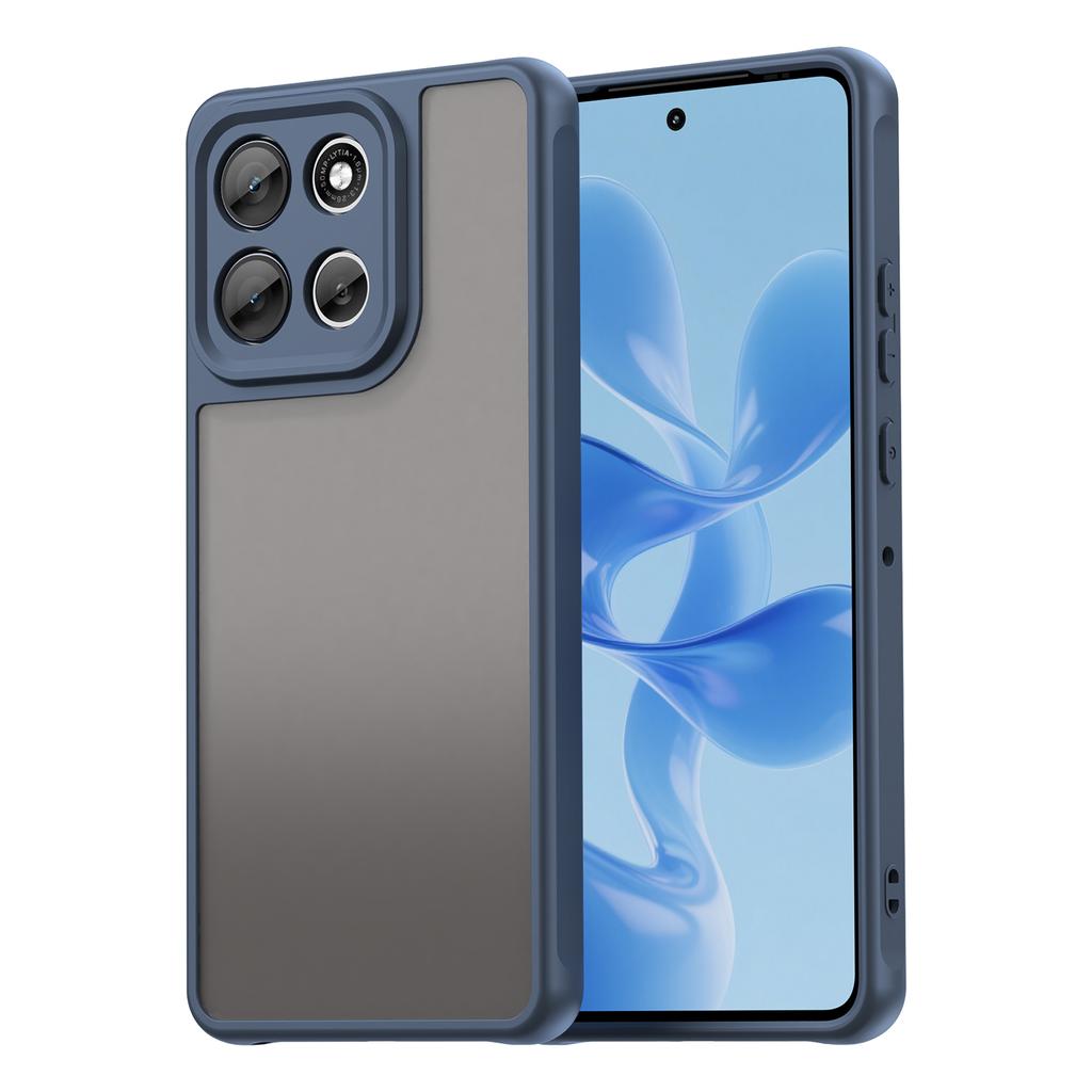 For Motorola Moto G100 Pro 5G/G86 5G Case Drop Proof Airbags Frosted Translucent PC+TPU Phone Back Cover