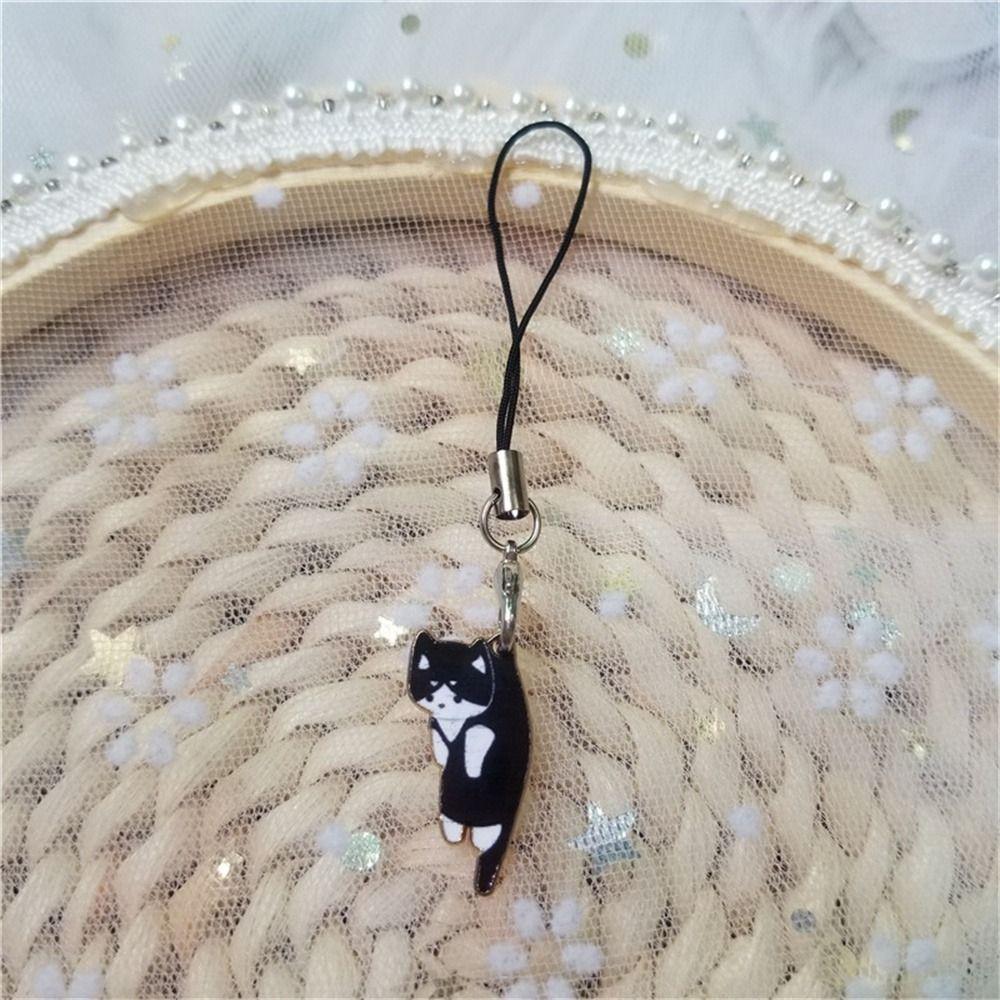Bag Charms Case Strap Decor Phone Lanyards Cat Phone Strap Phone Hanging Charms Mobile Phone Strap