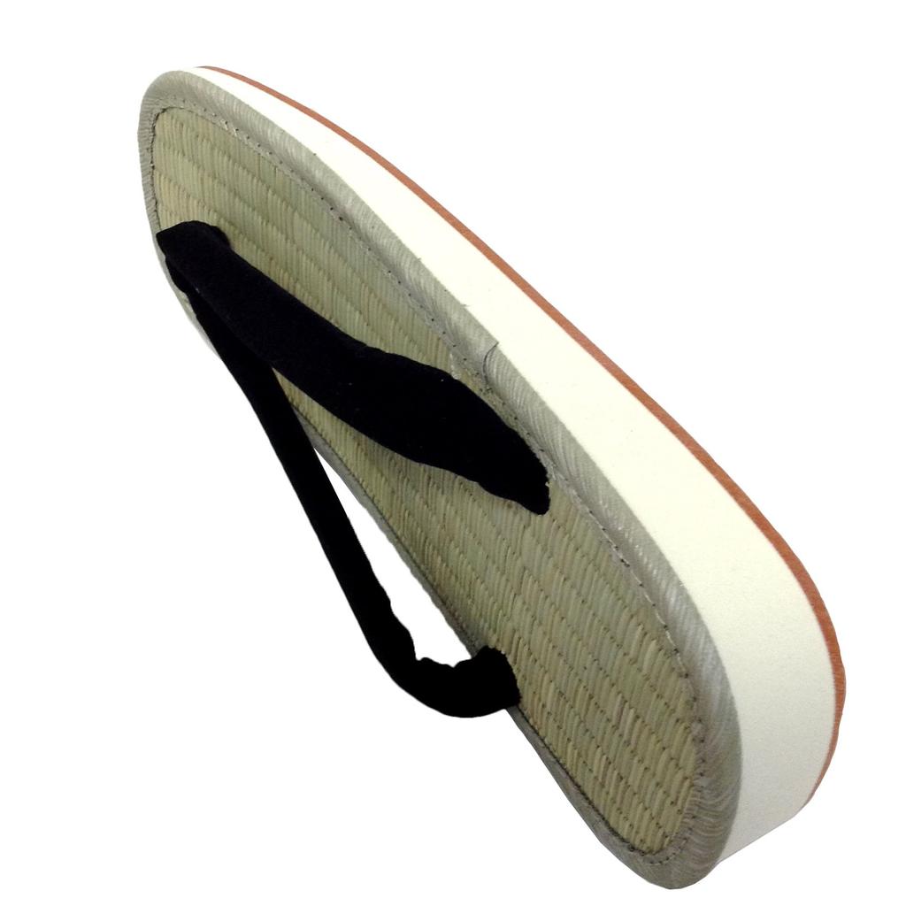 [Edoten] Setta, Made In Japan, Igusa Ame Sole, Non-slip Sandals, Black L