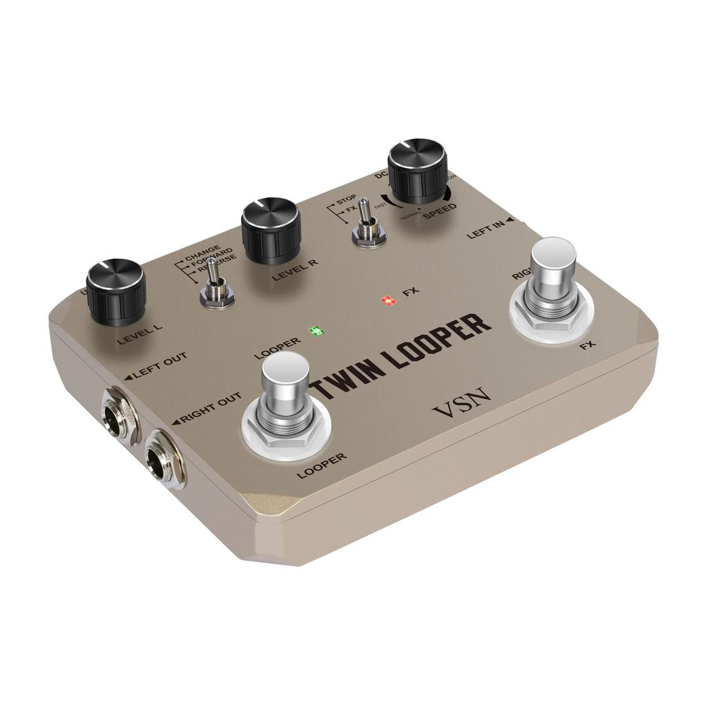 ROWIN LTL-02 Двойной Лупер Гитарная Педаль True Bypass Луп-станция 11 Типов Воспроизведения с 10 Минутами Записи Время Эффекты