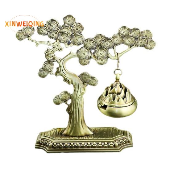 Украшения для курильниц, Добро пожаловать сосна, Китайский ароматизатор, Тонкая текстура, Прочный сплав, Ароматическая курильница