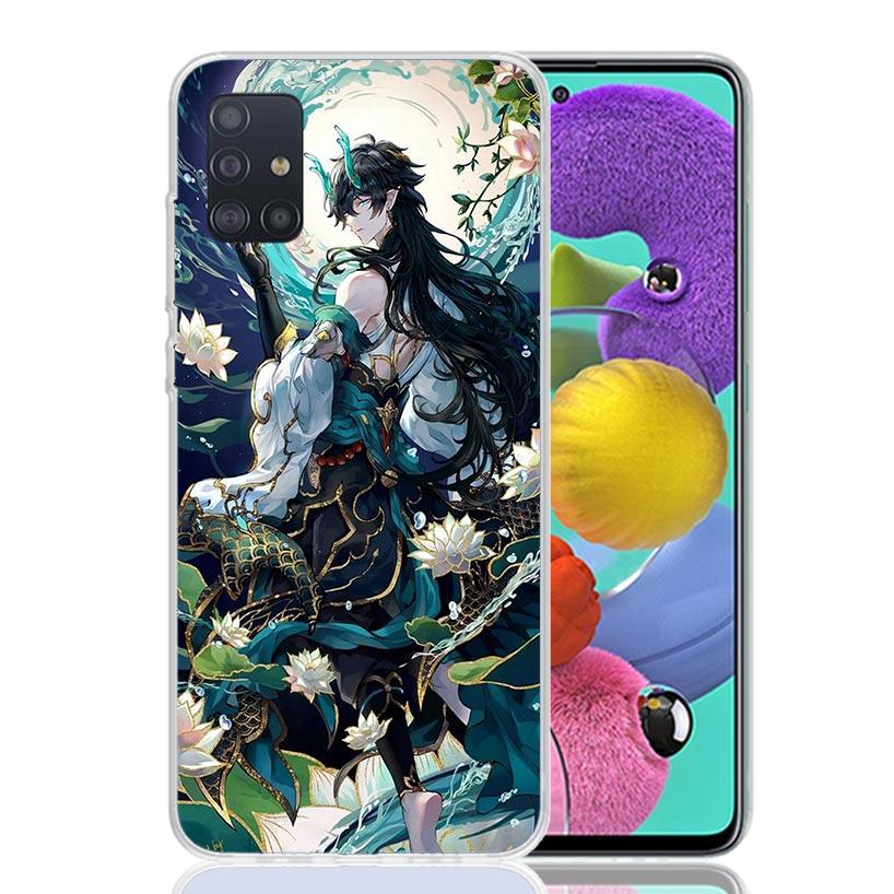 Чехол для телефона Honkai Star Rail Dan Heng для Samsung Galaxy A52 A32 A22 A12 A02S A50S A30S A51 A31 AA71 Note 20 Ultra 10 S10 Plus Ga