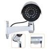 Waterproof Indoor/Outdoor Simulated Surveillance Camera with Flashing Light