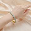 Traditional Flower Bangle Colorful Women's Hand Bracelet Vintage Vintage Cloisonne Bangle  Girls