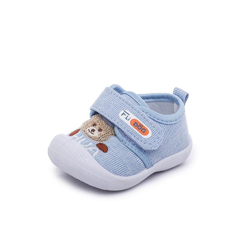 Infant and Toddler Closed-toe Anti-kick Cloth Shoes Breathable Baby Shoes Soft-soled Toddler Shoes