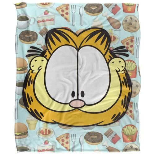 Garfield Silky Food Supersoft Blanket