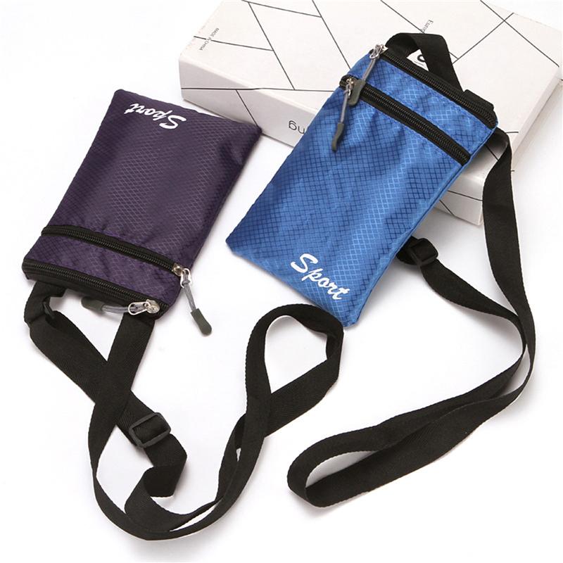 Сумка для бега, квадратная сумка-мессенджер для мужчин и женщин, многофункциональная повседневная спортивная сумка для телефона