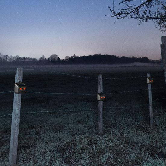 1000 мАч, отпугиватель животных на солнечной энергии, устойчивый к атмосферным воздействиям, простая установка, ультразвуковая вспышка, предупреждение, красные светодиодные фонари, отпугиватель животных для сада