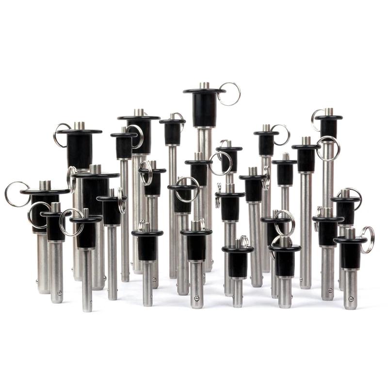 3/16" 1/4" 5/16" 3/8" 7/16" 1/2" 9/16" 5/8" 3/4" 7/8" 1" Диаметр Дюймовый Размер Быстросъемный Штифт с Шариковым Фиксатором Штифт из Нержавеющей Стали