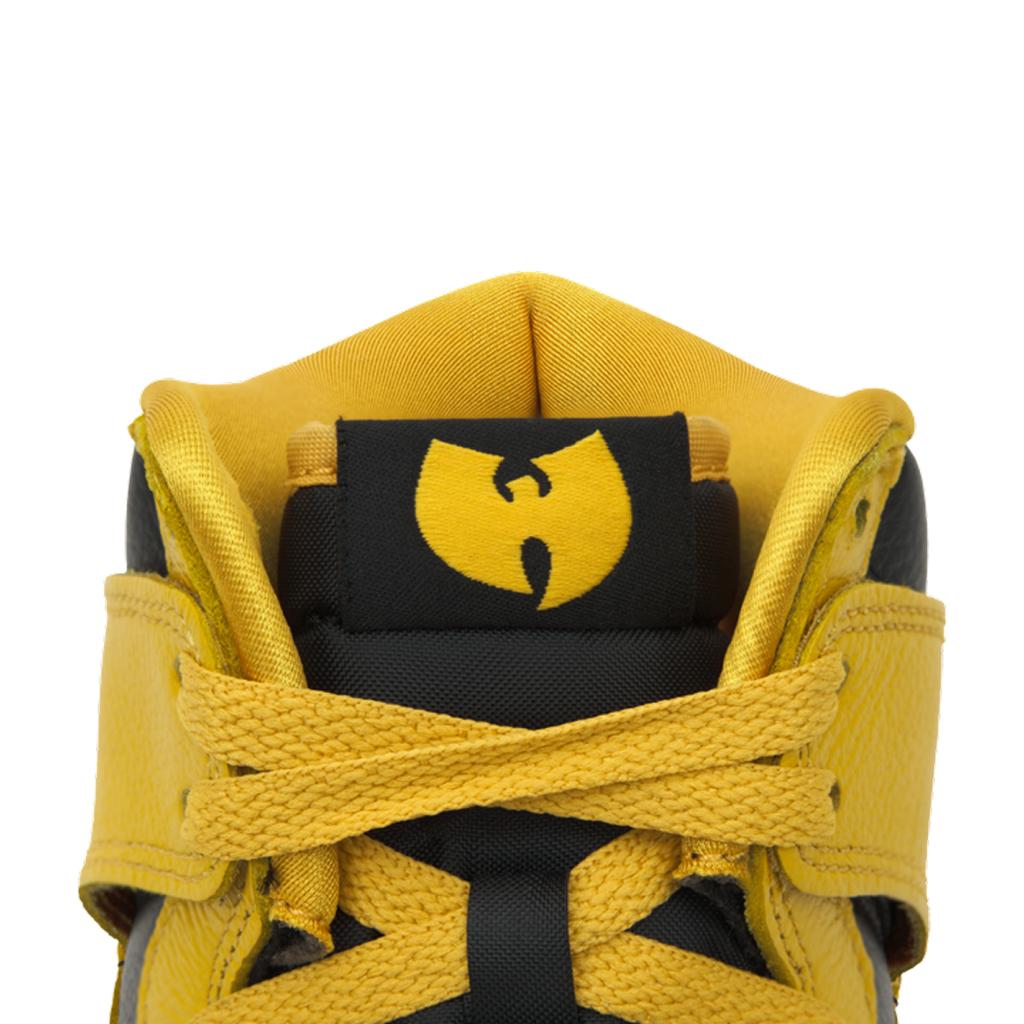 Кроссовки Wu-Tang x Nike Dunk High Retro Premium 2024 унисекс, желто-черные, цвет пыльцы, HJ4320-001