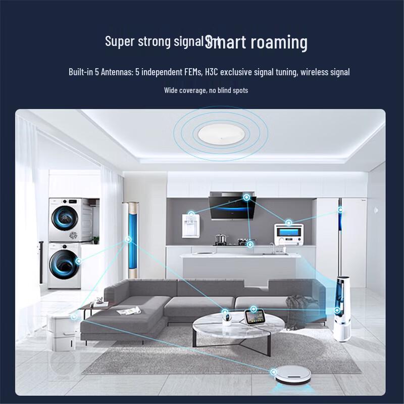H3C Whole-House WiFi 7 Ceiling AP System 5100M (CN version)