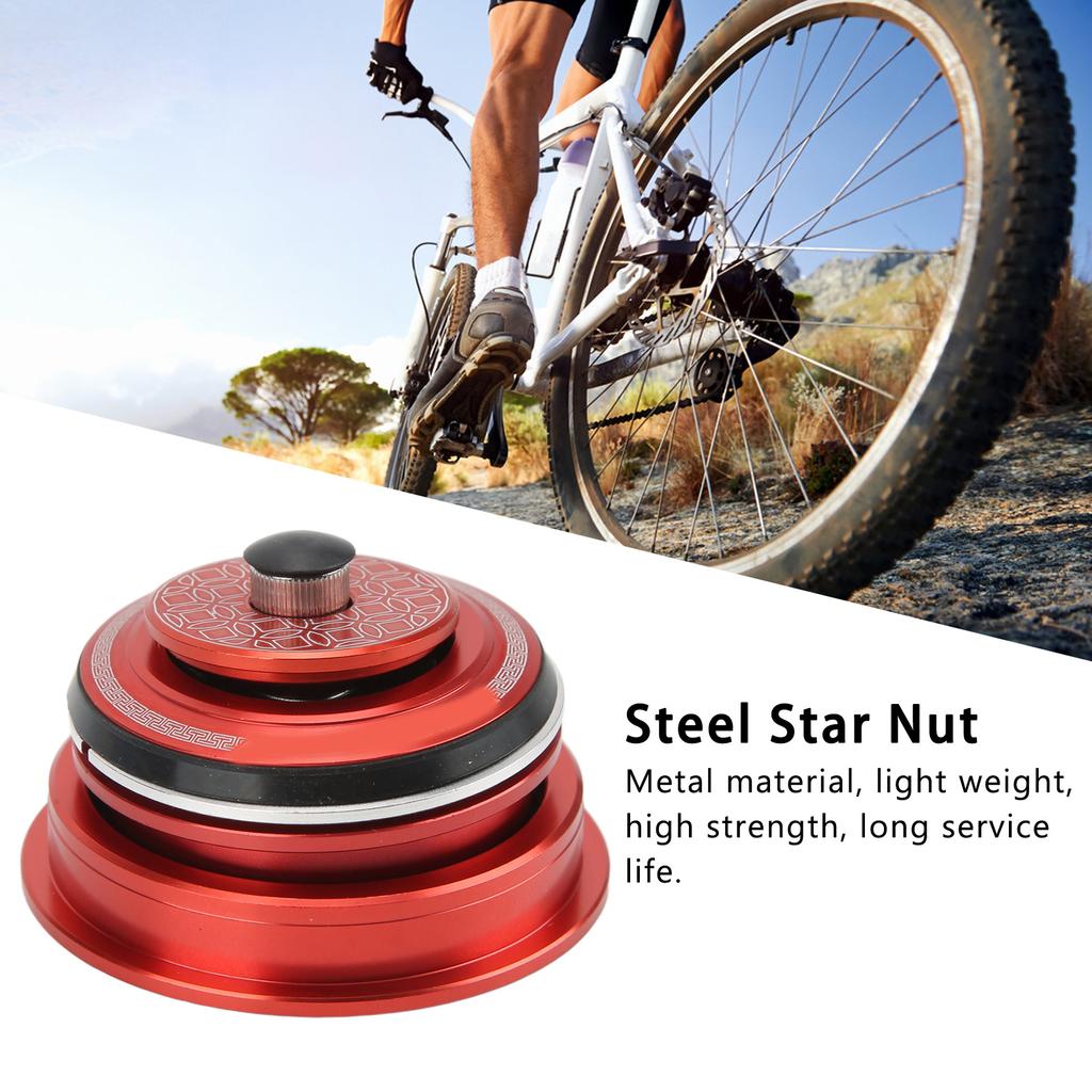 Bearing Headset Aluminum Alloy Mountain Bike Headset for Cone Straight Tube Fork