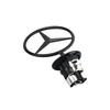 JMQAR1 44mm 3D Metal Chrome Black Car Front Hood Emblem Bonnet Logo For Mercedes Benz C E S Class W204 W212 W220 W210 W221 Accessories