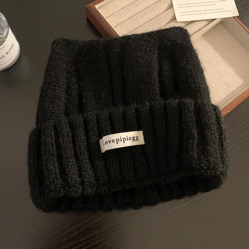 Милые кошачьи ушки (Хлеб в форме кошачьих ушей, приготовленный на пару), Вязаная шерстяная шапка, женская, зимняя, корейская версия, маленькое лицо, холодная шапка, утолщенная теплота