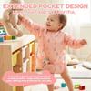 Adjustable Neckline Baby Bibs Waterproof Kids Art Smock New Toddler Painting Apron  Baby Feeding