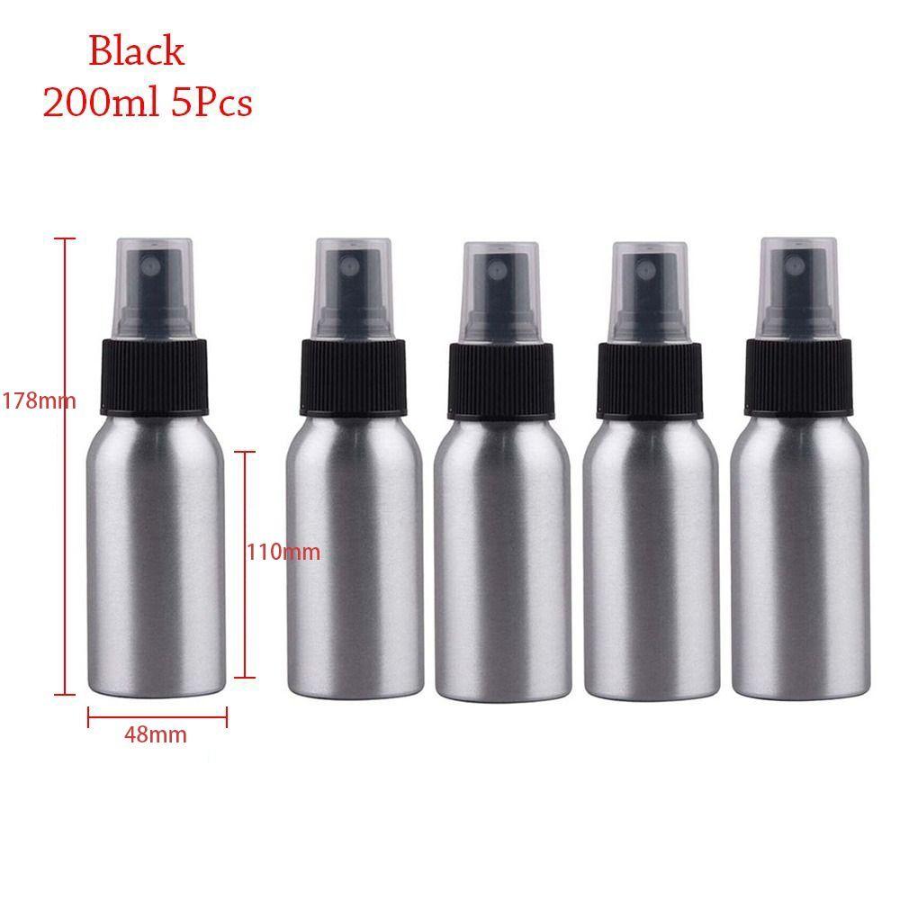 5 шт. дорожных многоразовых пустых флаконов-распылителей для духов, алюминиевый распылитель для духов