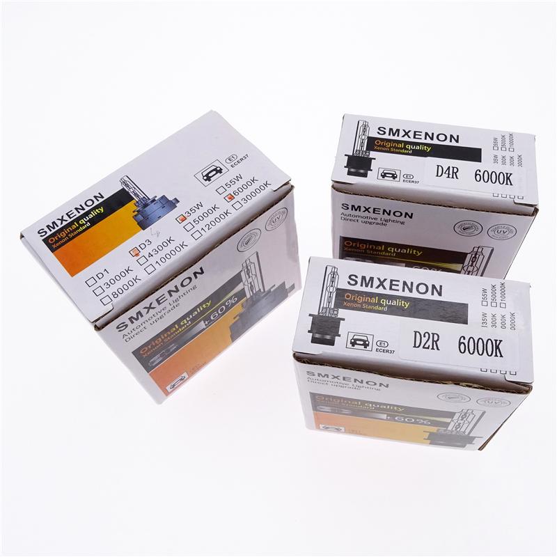 2 шт. для комплекта фар, лампа D1S D2S D3S D4S D1R D2R D3R D4R 6000K 4300K автомобильная HID лампа ксеноновая лампа для фар мигающий свет