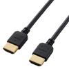 Elecom HDMI Cable 4K X 2K Compatible Soft Black 1.5m DH-HD14EY15BK