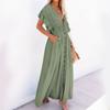 Solid Color Beach Cover-Up Long Dress Sun Shirt Hawaii Beach Vacation