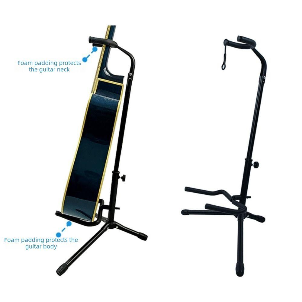 Non-slip Vertical Guitar Rack Folding Guitar Holder Instrument Display Stand  Acoustic Guitar