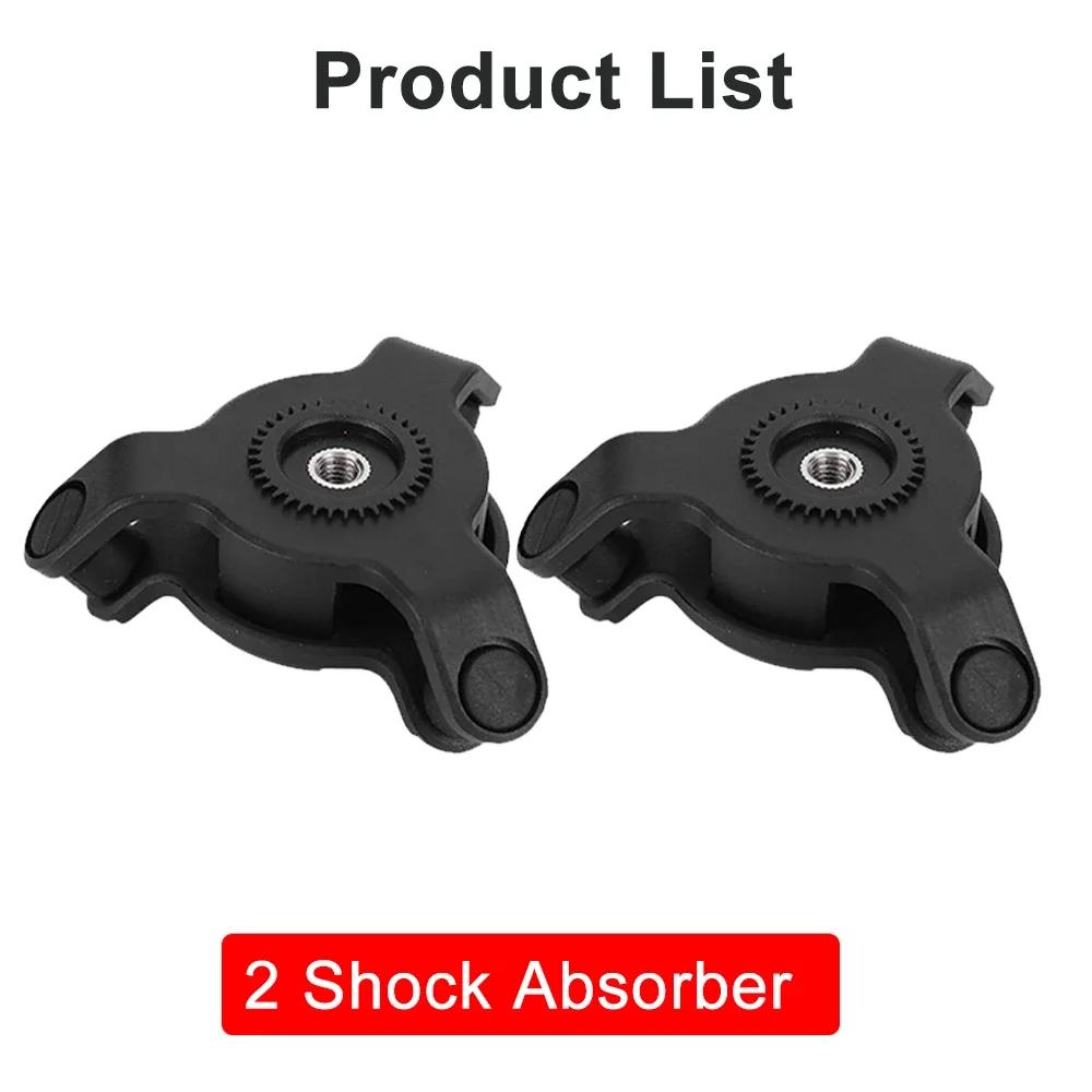 Держатель для телефона для мотоцикла, велосипеда, противоскользящий амортизатор, подставка-держатель для телефона, вращающийся на 360°, противоударный, кронштейны для крепления телефона на руль