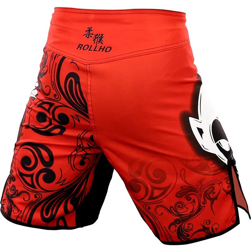 Шорты для кикбоксинга ММА Муай Тай Боевые виды спорта Тренировки по боевым искусствам Тренажерный зал Фитнес