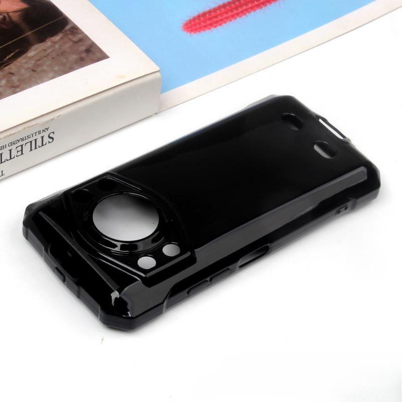 Чехол из ТПУ для DOOGEE Fire 7 Ultra Прозрачный Черный Чехол для DOOGEE Fire7 7Ultra Силиконовый Мягкий Чехол Защитная Задняя Панель